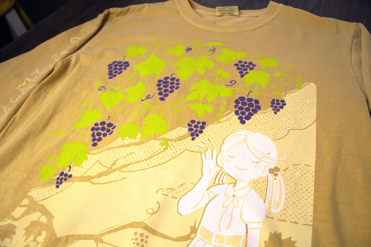 "heard on the grapevine" long sleeve shirt