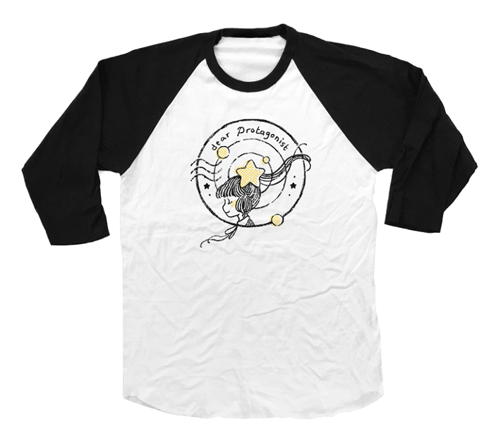 "dear protagonist" raglan tee