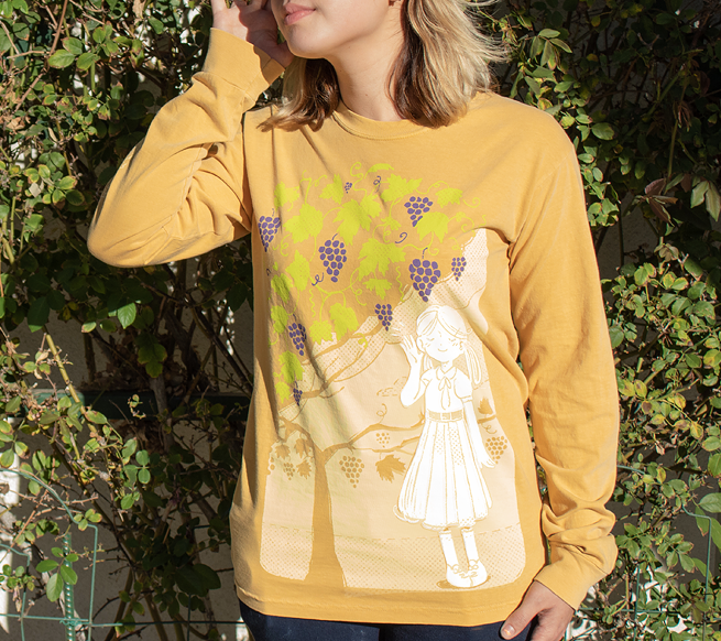 "heard on the grapevine" long sleeve shirt