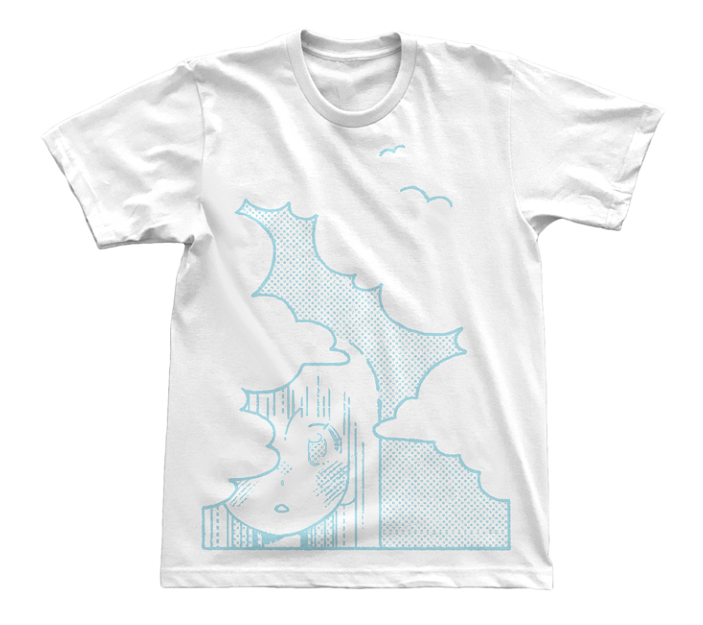 "head in the clouds" t-shirt