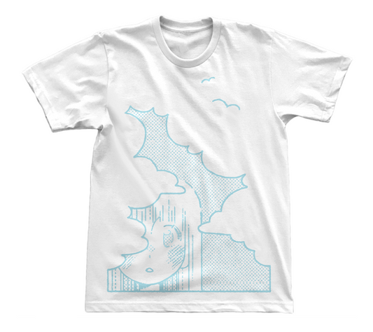 "head in the clouds" t-shirt