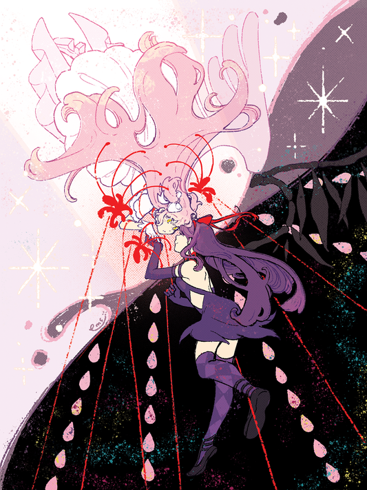 madohomu red foil print