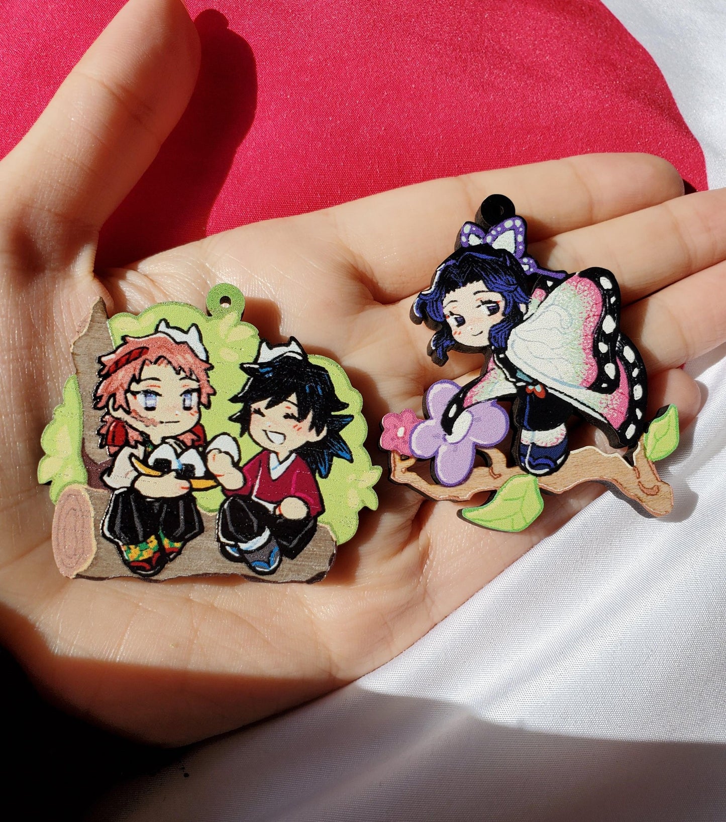 kny wooden charms