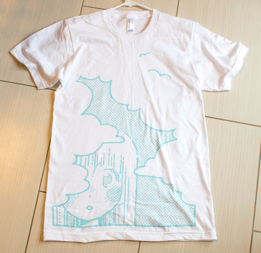 "head in the clouds" t-shirt