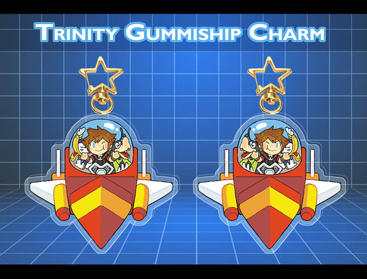 trinity trio gummiship charm