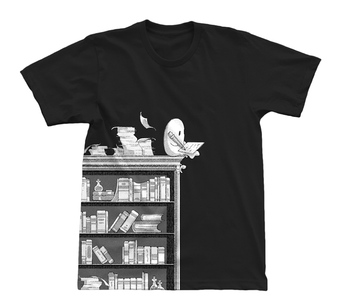 "ghostwriter" t-shirt